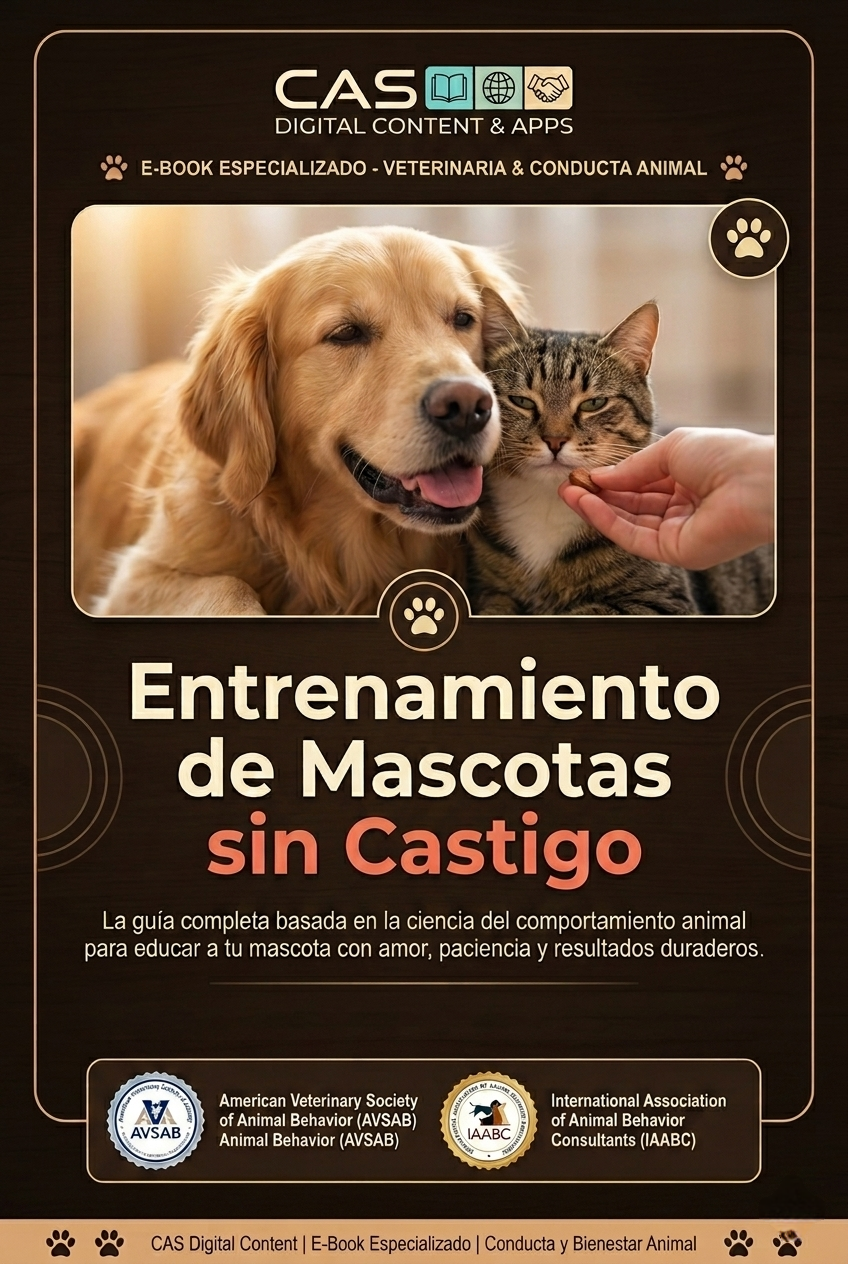 Portada del e-book Entrenamiento de Mascotas sin Castigo