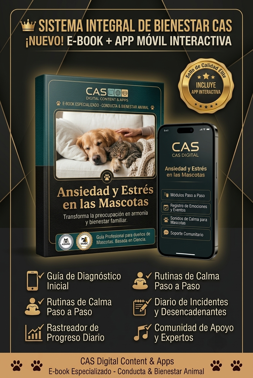 Portada del e-book Sistema Integral: Ansiedad y Estrés en las Mascotas — E-book + App