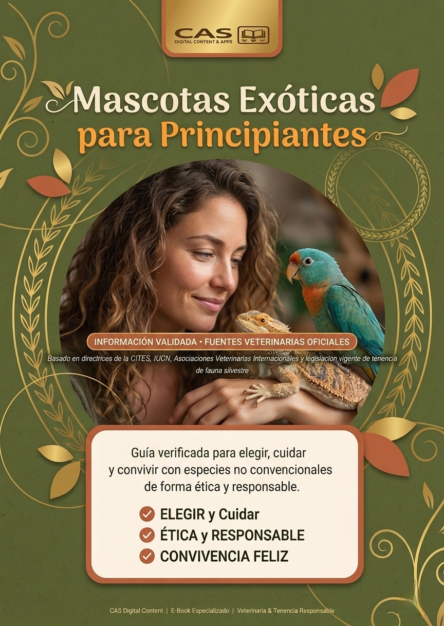 Portada del e-book Mascotas Exóticas para Principiantes